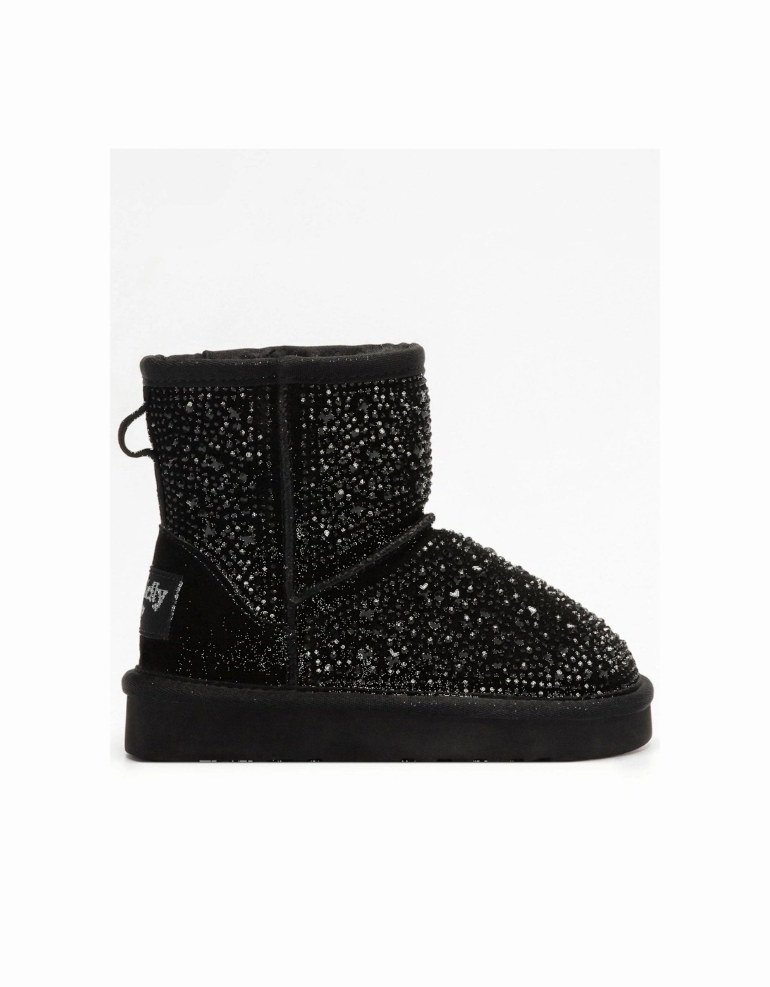 Olivia Embellished Ankle Boot - Black, 5 of 4