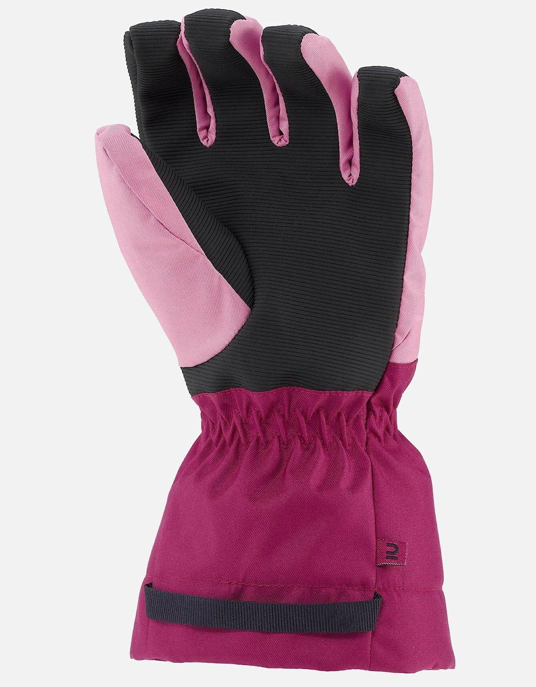 Kids' 500 Warm And Waterproof Ski Gloves 500 - Pink