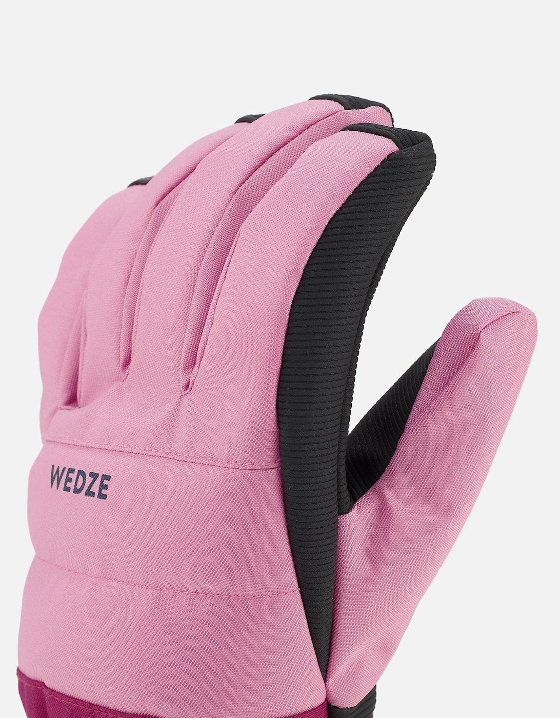 Kids' 500 Warm And Waterproof Ski Gloves 500 - Pink