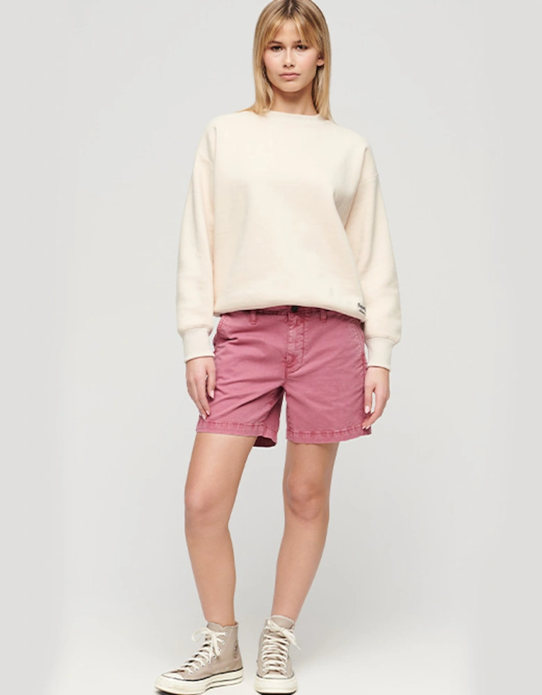 Women's Classic Chino Short Mauve Pink