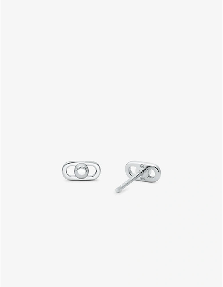 Astor Link Extra-Small Precious Metal-Plated Sterling Silver Earrings