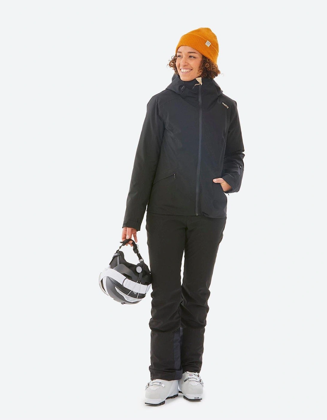 Women's 500 Warm Ski Jacket 500 - Black