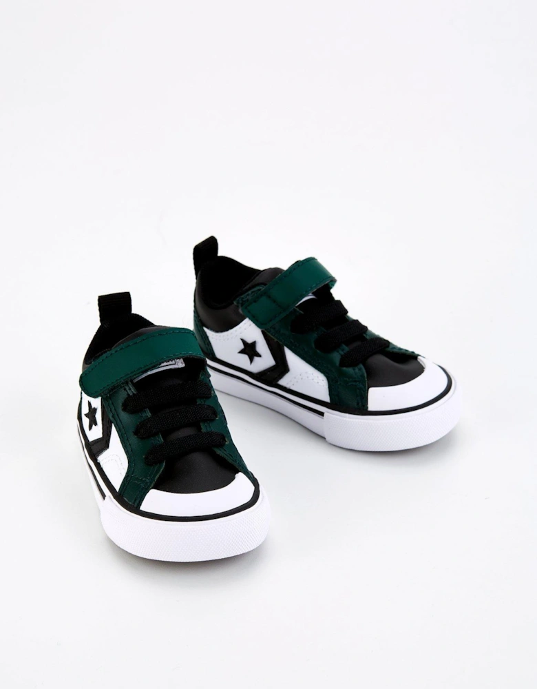 Infant Sport Lux Pro Blaze Strap Trainers - Green/White/Black