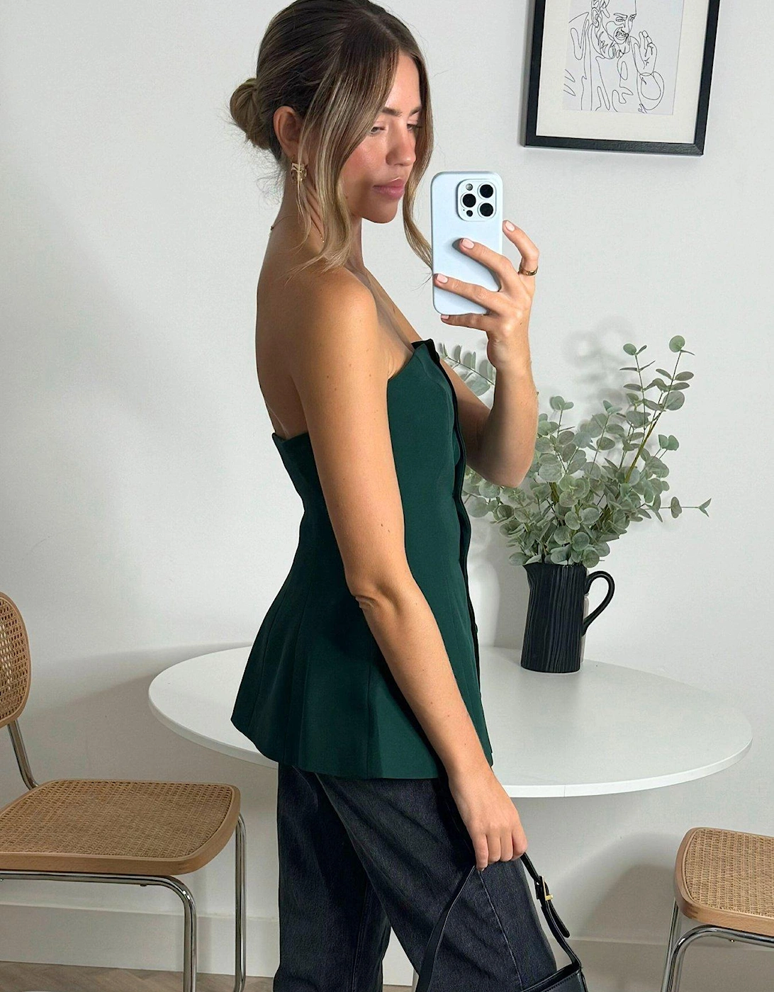 Strapless Waistcoat - Forest - Green