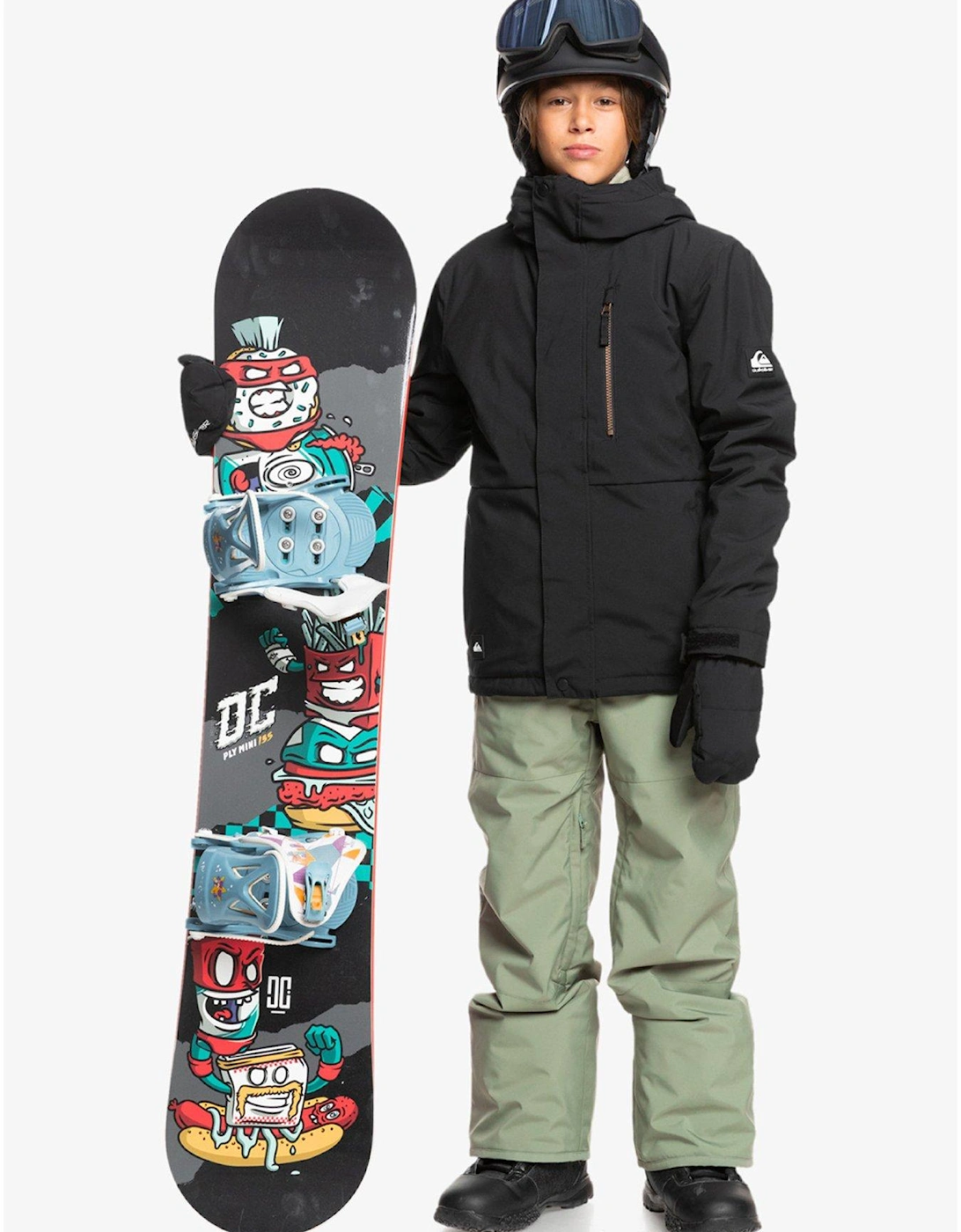 Boys' Mission Solid Ski Jacket - Black