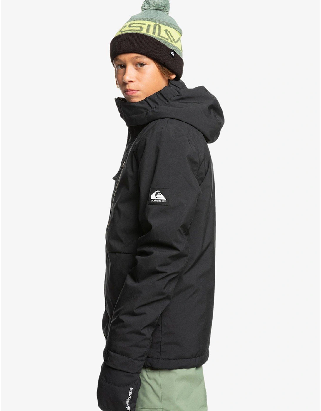 Boys' Mission Solid Ski Jacket - Black