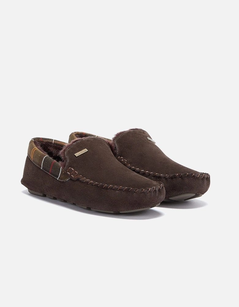 Mens Brown Monty Slippers