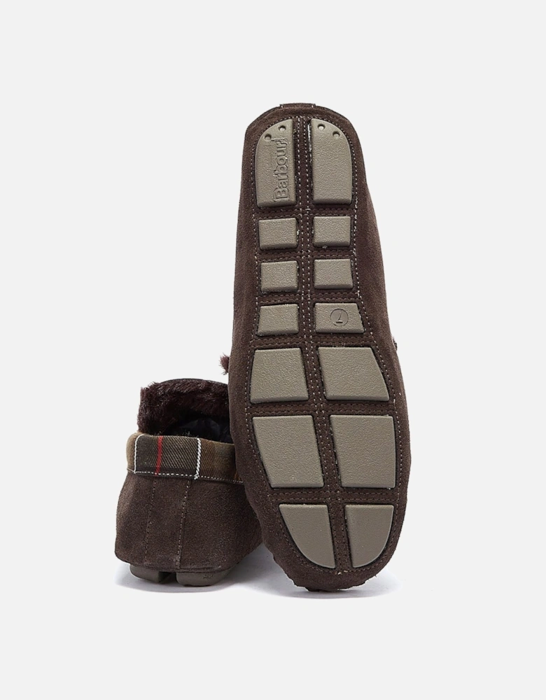 Mens Brown Monty Slippers