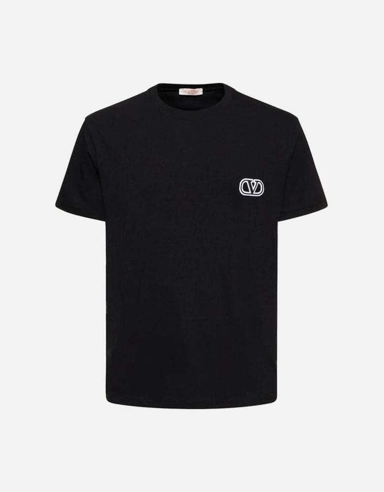 VLogo Signature Patch Black T-Shirt