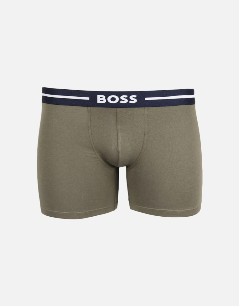 3-Pack Bold Boxer Briefs, Blue/Khaki