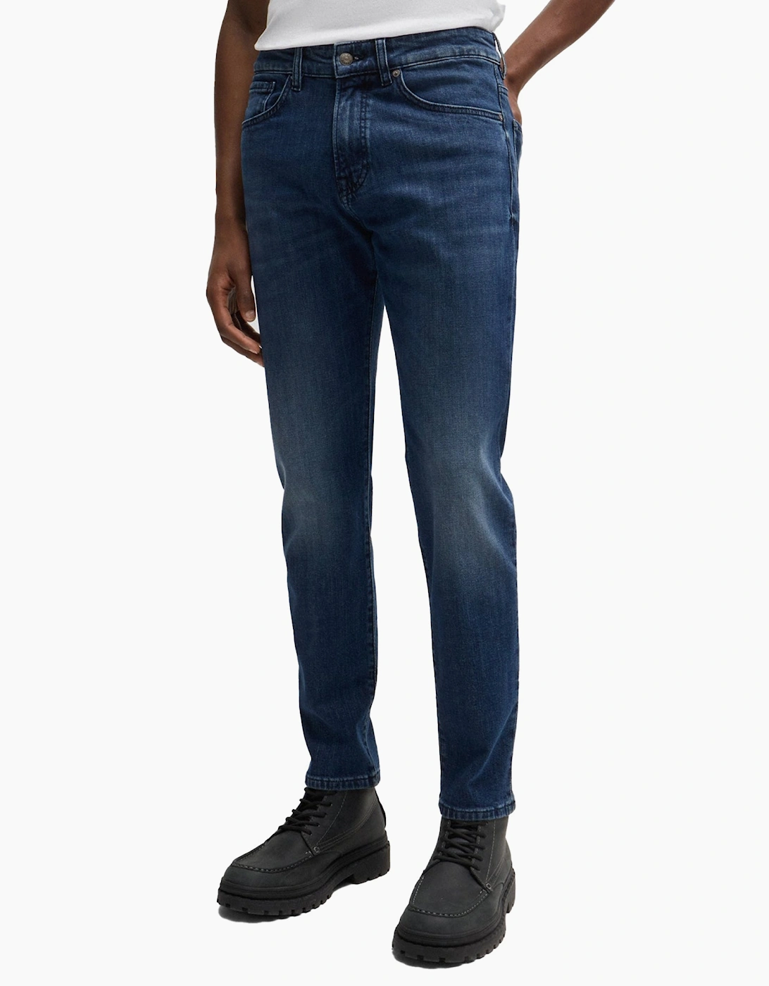 Hugo Boss Unisex Navy Boss Remaine Regular Fit Jeans - Size: 32/30