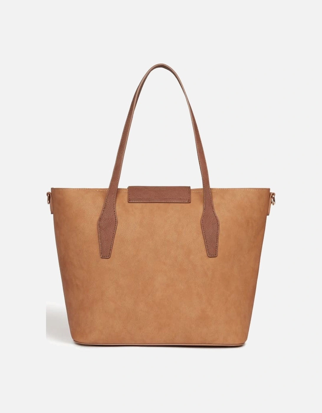 Maple Brown Vegan Leather Tote Bag