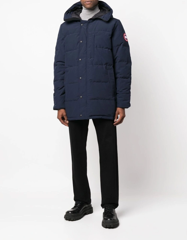 Carson Parka Coat in Atlantic Navy