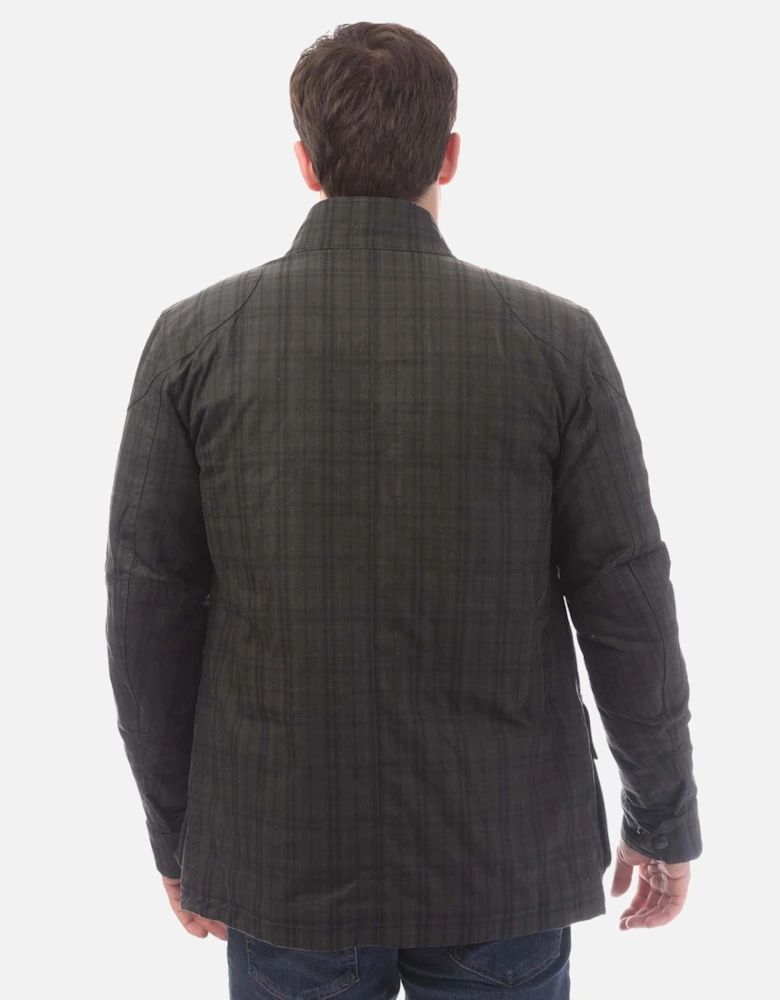 Hollingworth Plaid Waxed Cotton Fieldmaster Jacket