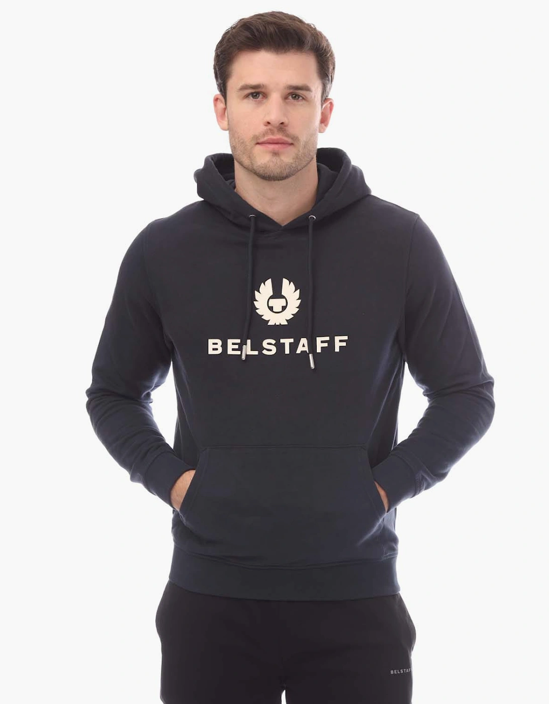 Belstaff Men's Signature Hoodie - Navy - Size: 38