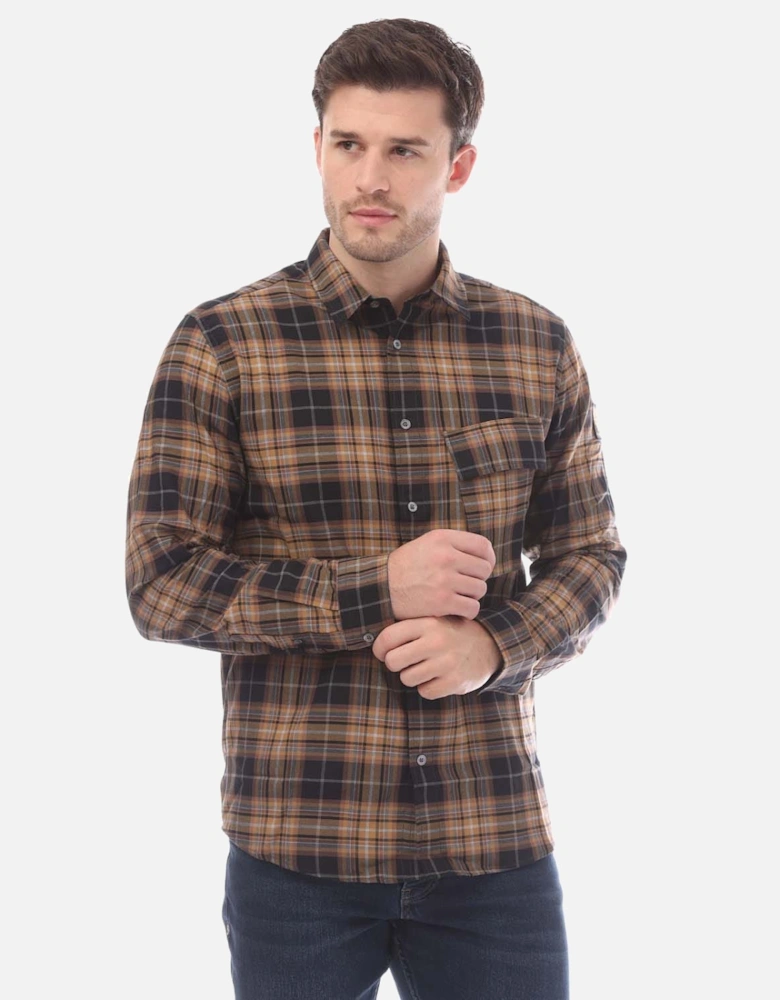 Longton Plaid Cotton Scale Shirt