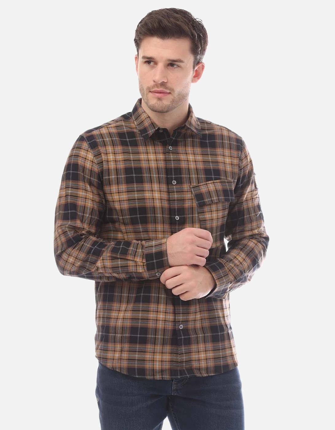 Longton Plaid Cotton Scale Shirt, 5 of 4