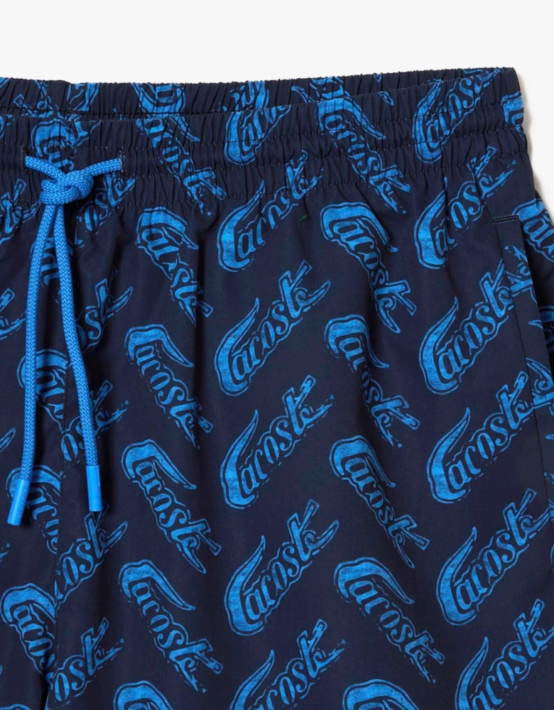 Logo Print Recycled Swim Shorts