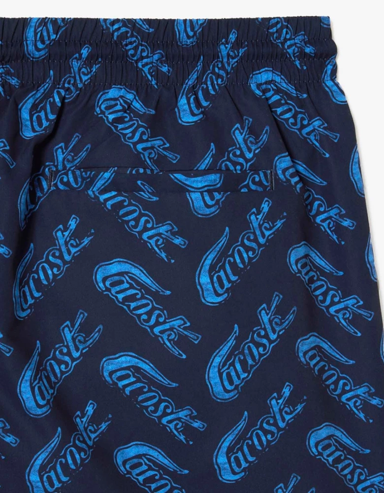 Logo Print Recycled Swim Shorts