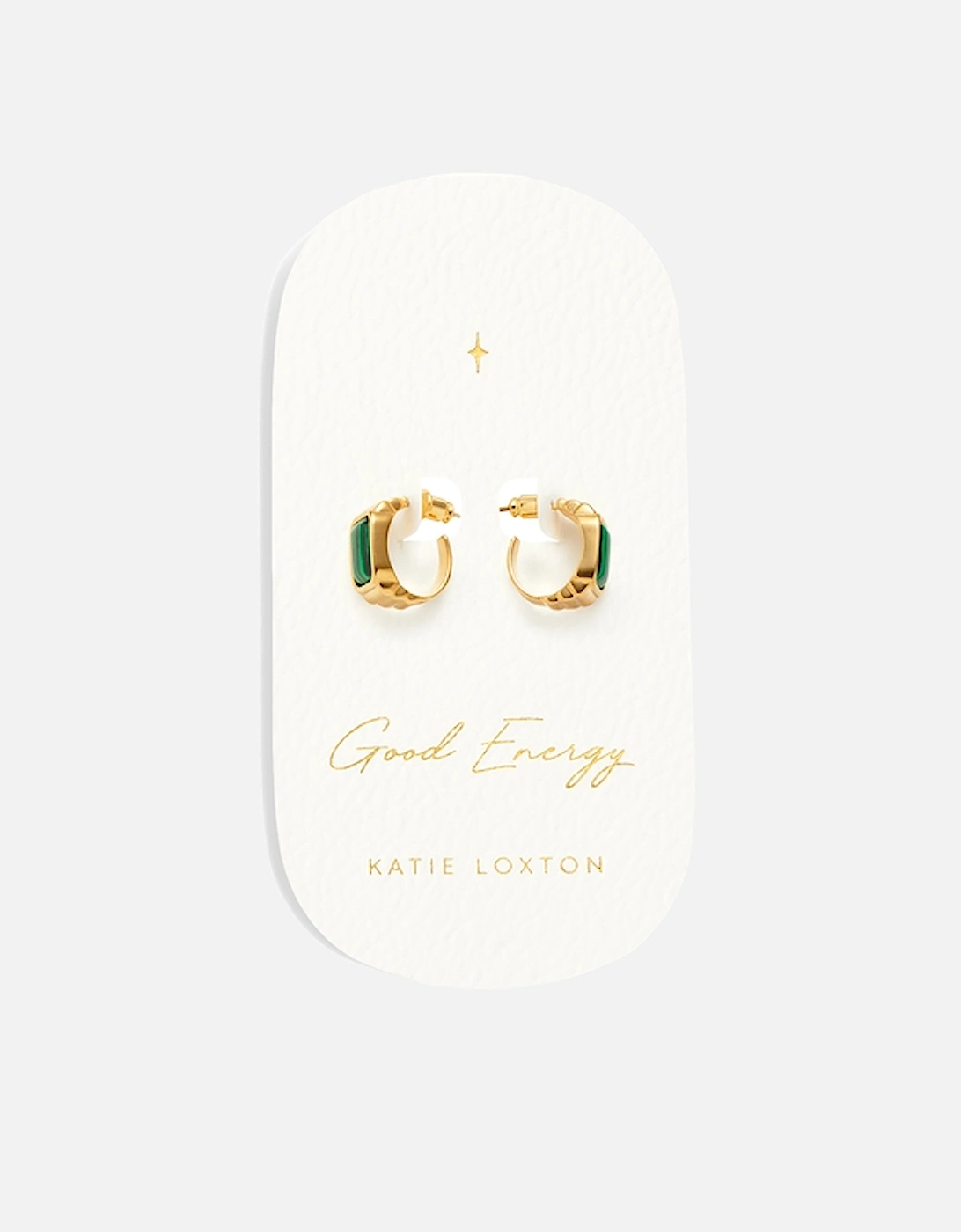 Malachite Gold-Plated Earrings, 2 of 1