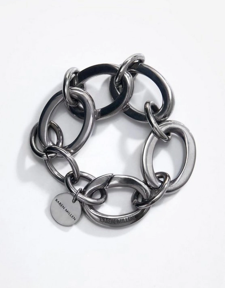 Premium Contoured Chain Link Bracelet