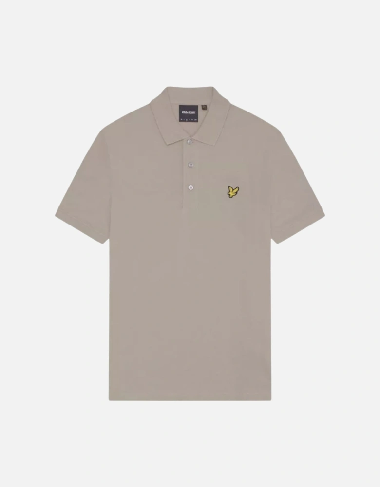 Lyle & Scott Branded Chest Logo Sage Uniform Green Polo Shirt