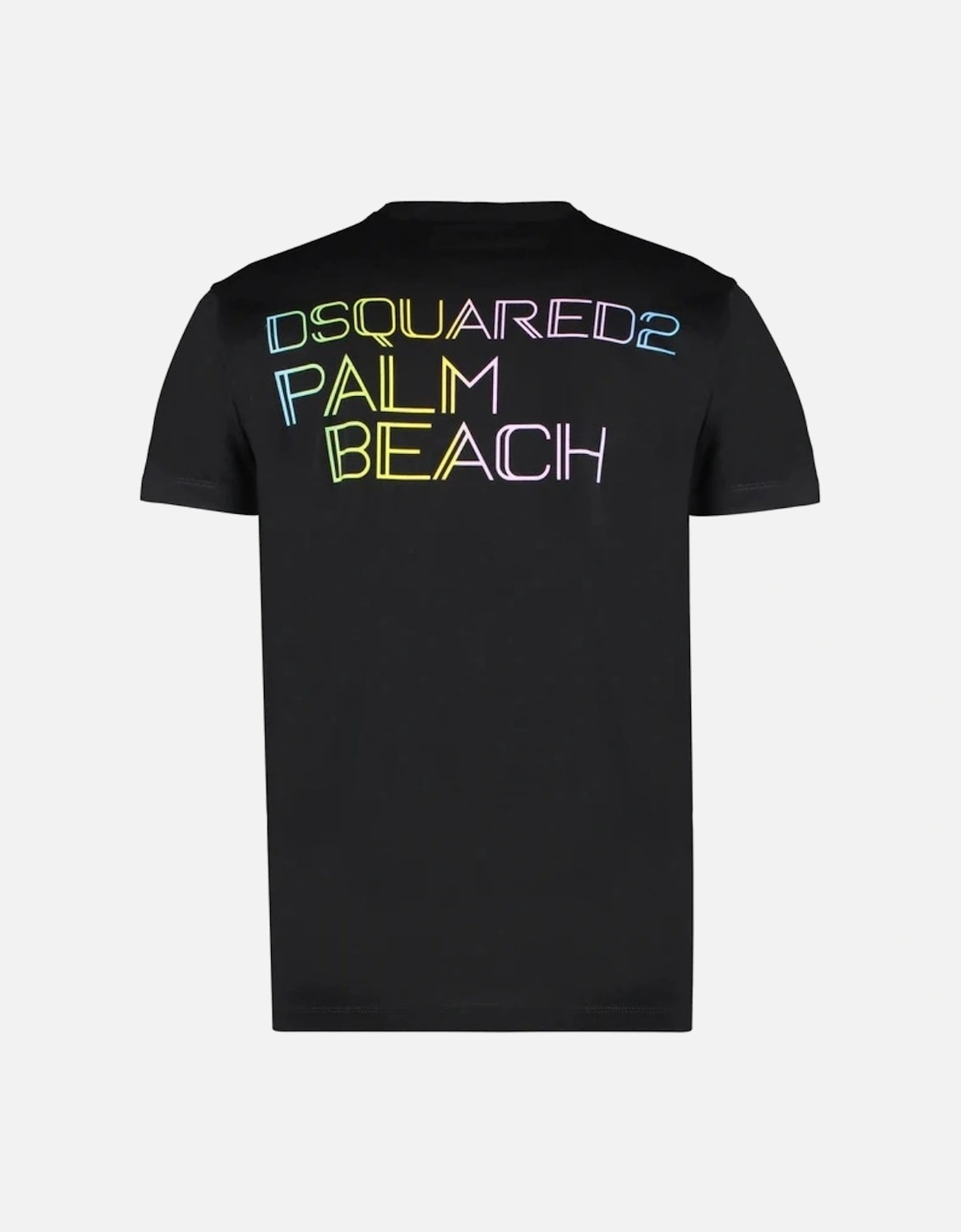 Cool Fit Palm Beach Logo Black T-Shirt