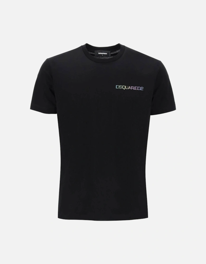 Cool Fit Palm Beach Logo Black T-Shirt