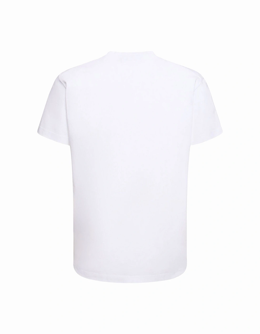 Cool Fit Graphic Print Logo White T-Shirt