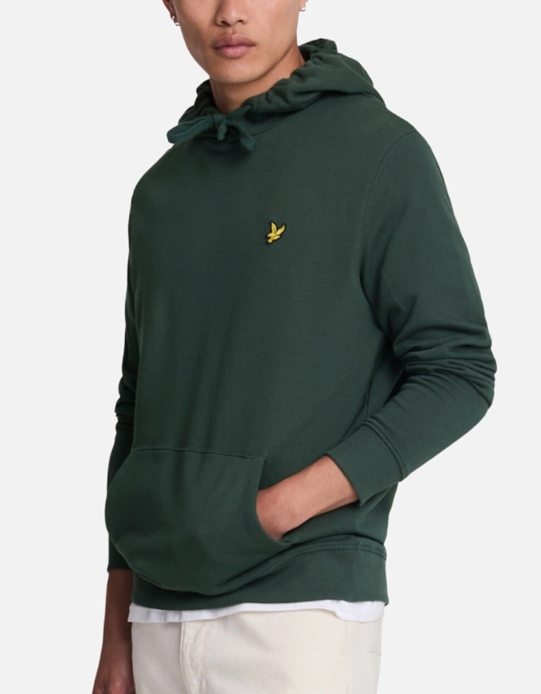 Lyle & Scott Branded Argyle Teal Green Pull-over Hoodie