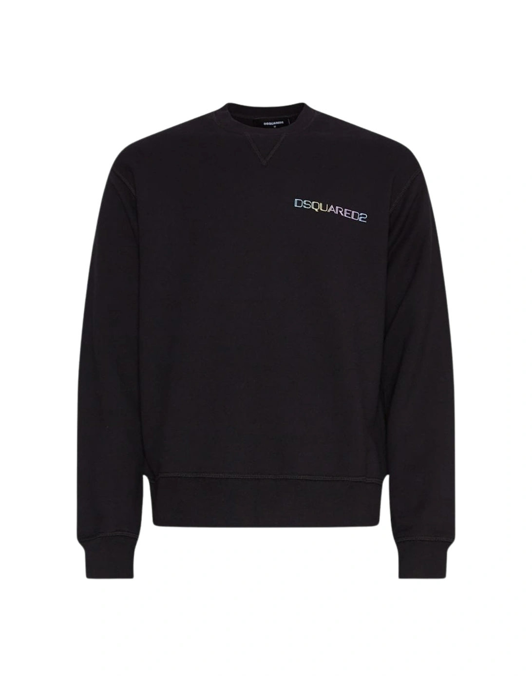 Dsquared2 Men's Black Palm Beach Logo Cool Fit Sweatshirt - : 40/Regular L