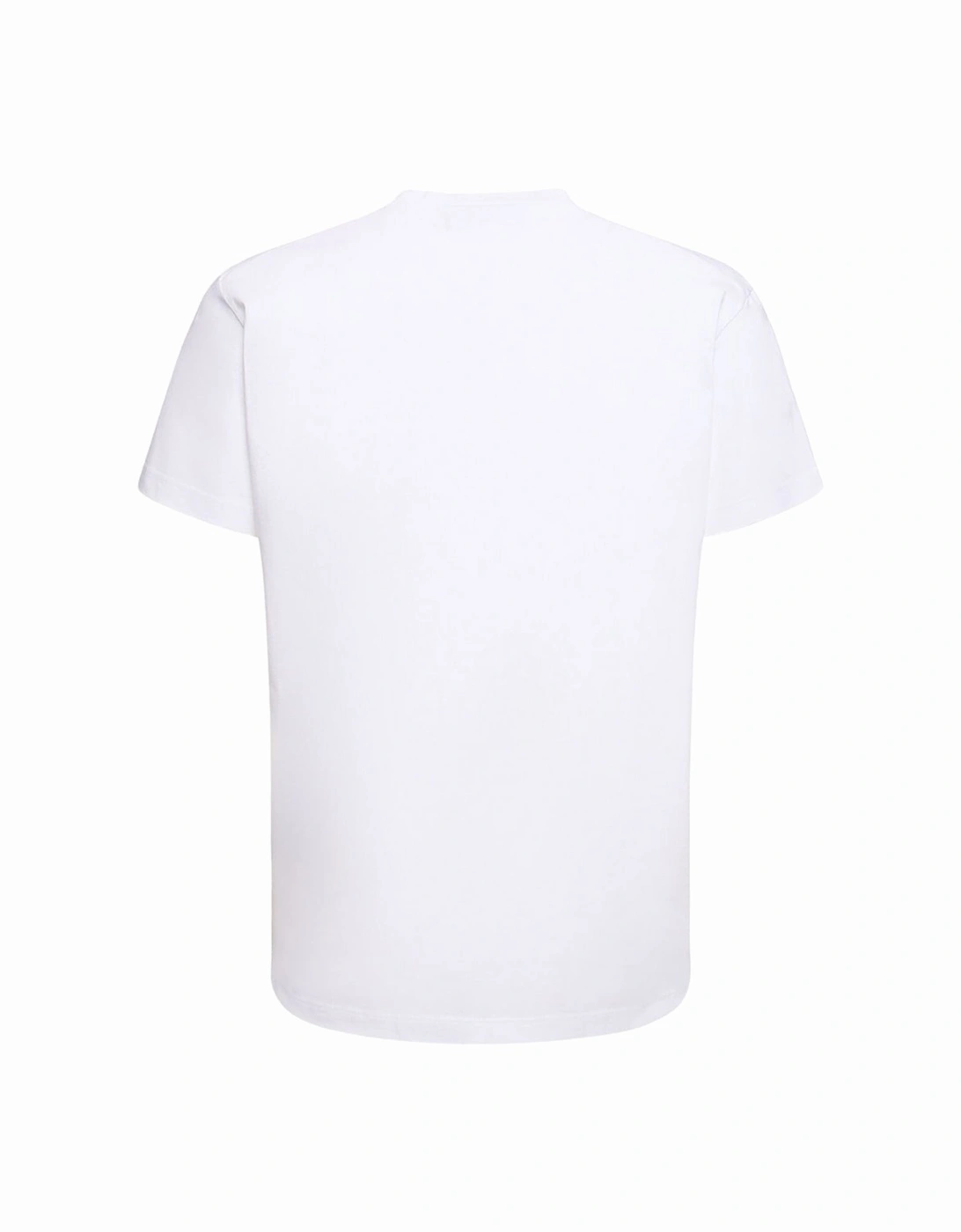 Cool Fit Green Blur Icon Logo White T-Shirt