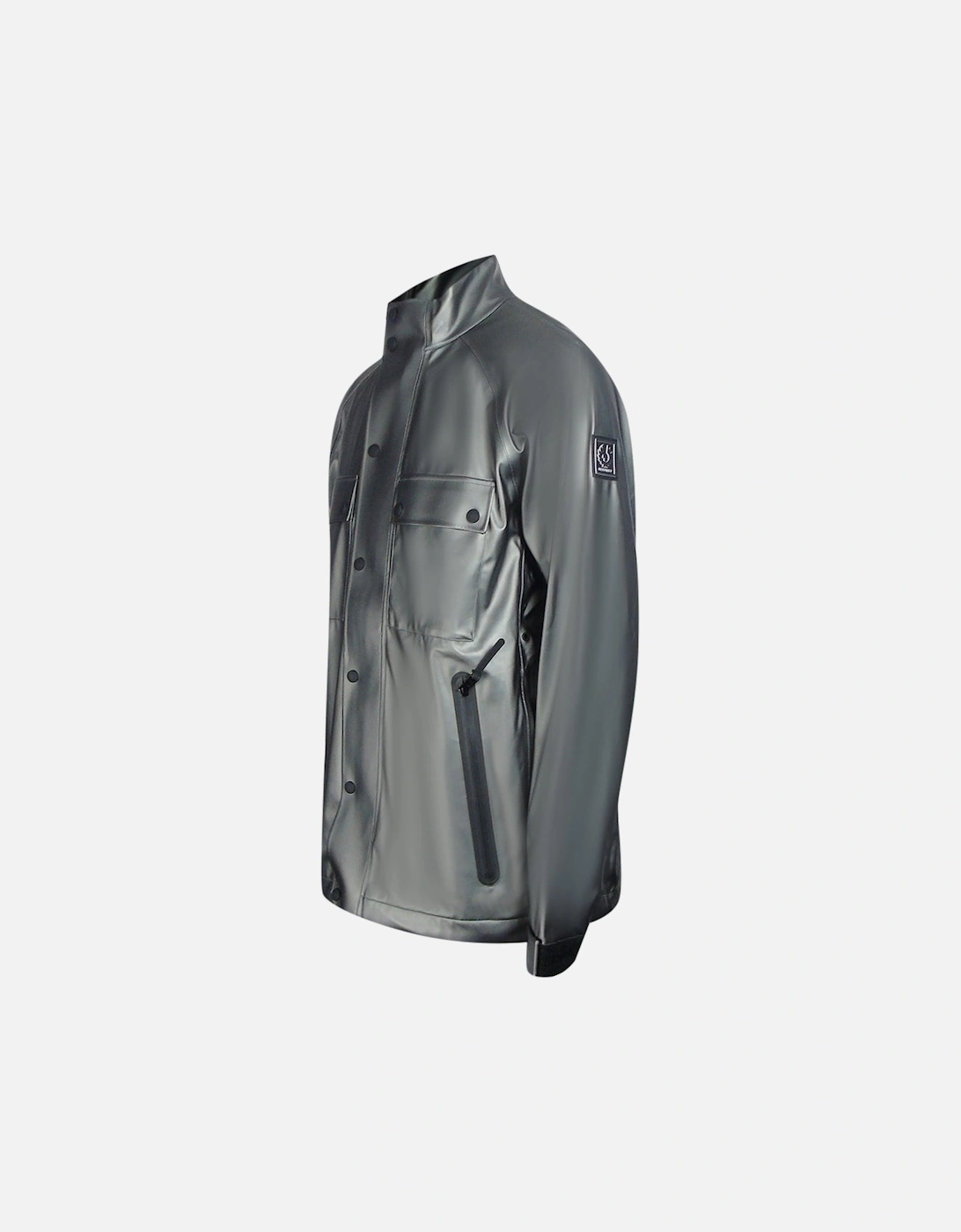 Foil Granite Grey Shiny Jacket