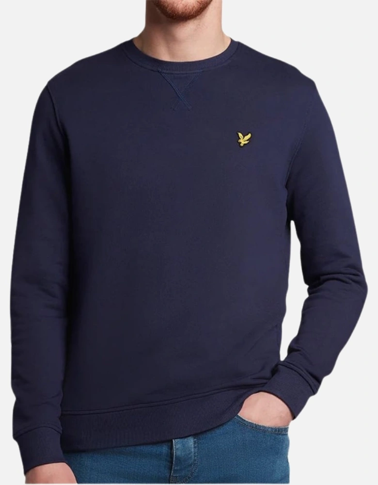 Lyle & Scott Branded Dark Navy Blue Pull-over Sweatshirt