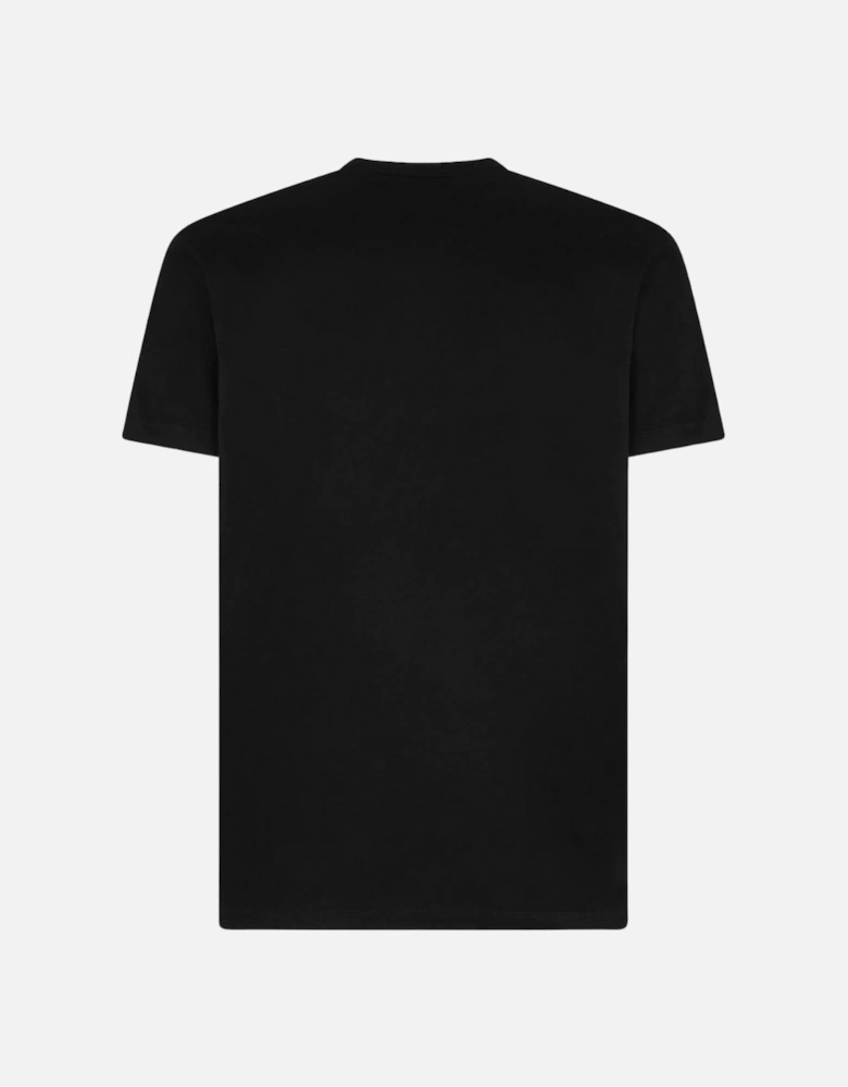 Cool Fit Icon Sribble Logo Black T-Shirt