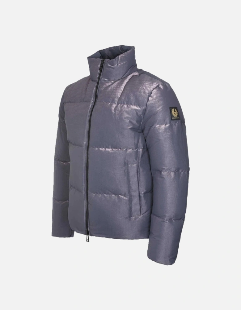 Grid Paxton Purple Down Jacket