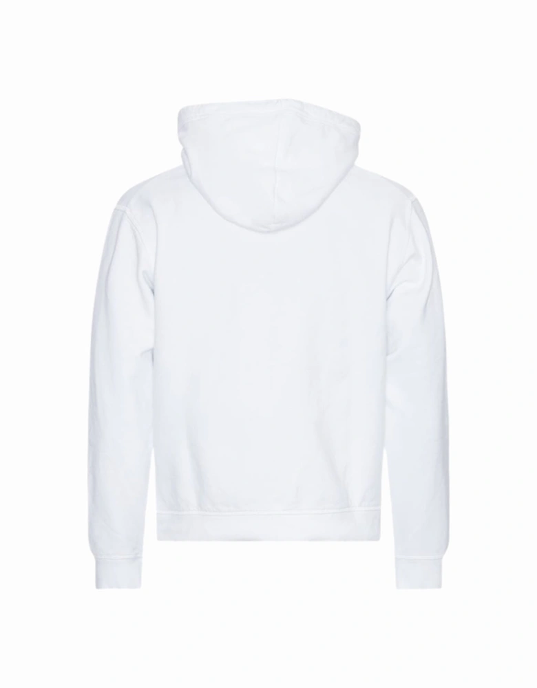 Cool Fit Icon Splash Logo White Hoodie