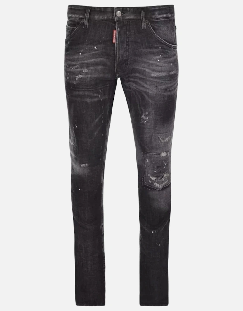 Cool Guy Jean Black Ripped Wash Jeans