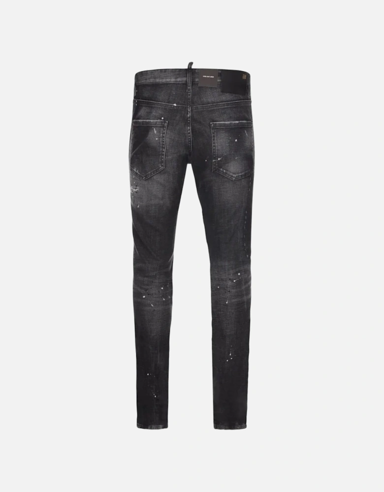 Cool Guy Jean Black Ripped Wash Jeans