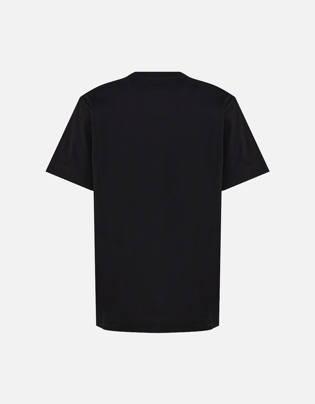 Sequin Logo Black T-Shirt