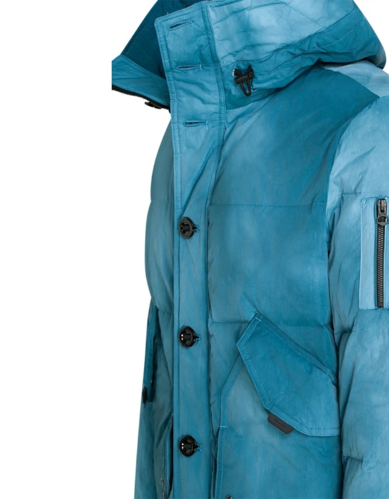 Radar Ocean Blue Down Jacket