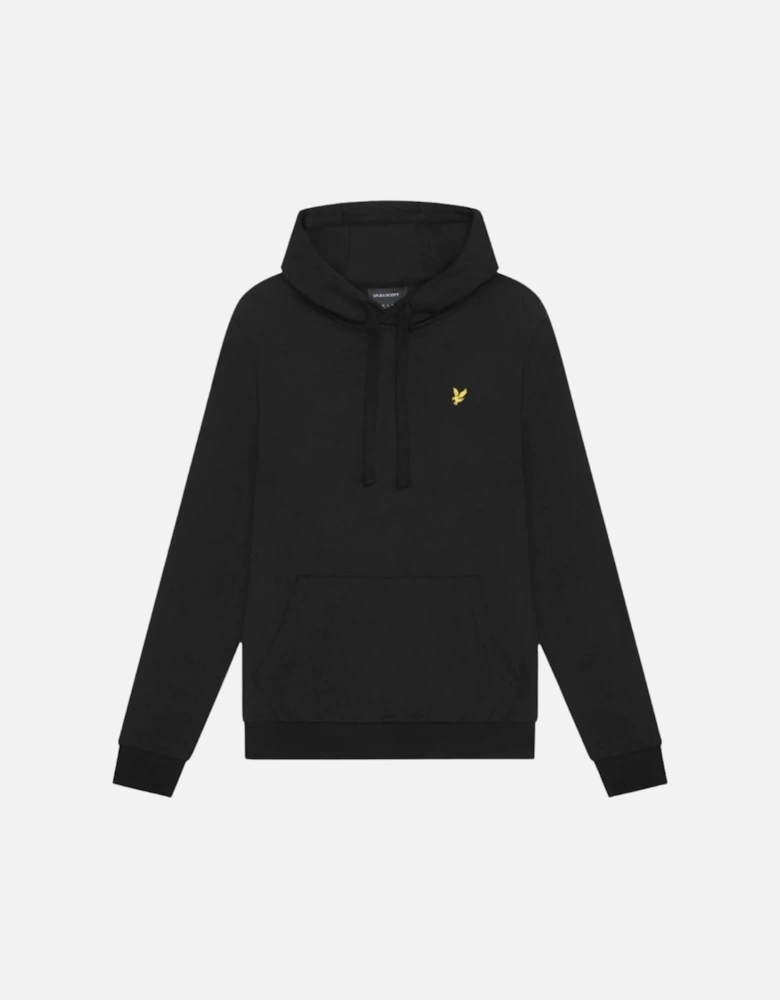 Lyle & Scott Interlock Jet Black Hoodie