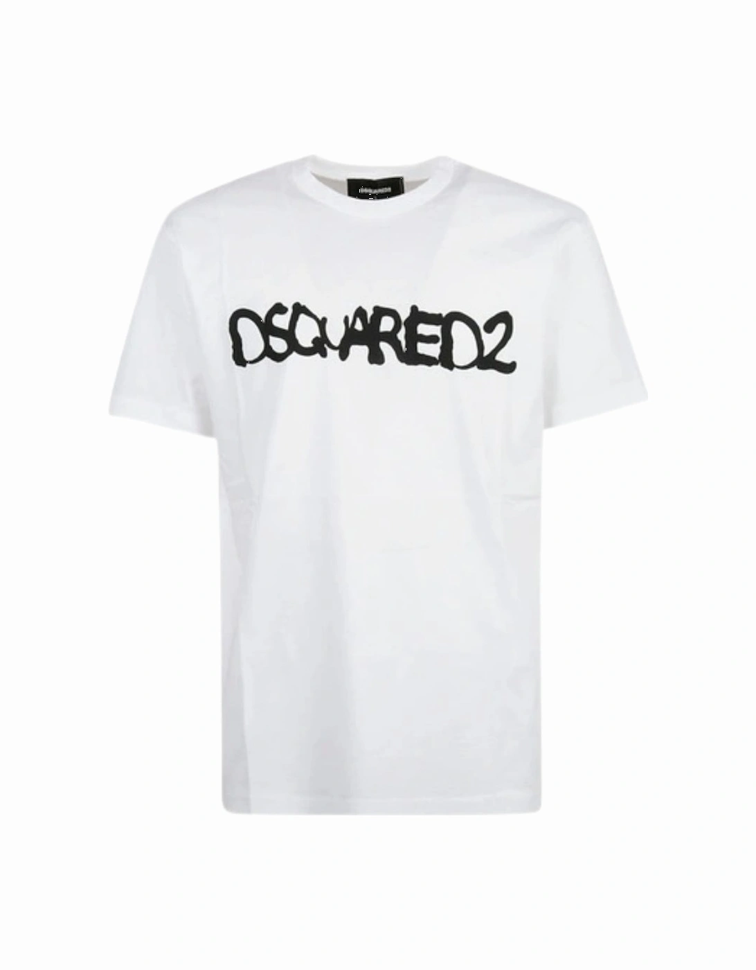 Cool Fit Scribble Spray Logo White T-Shirt, 3 of 2