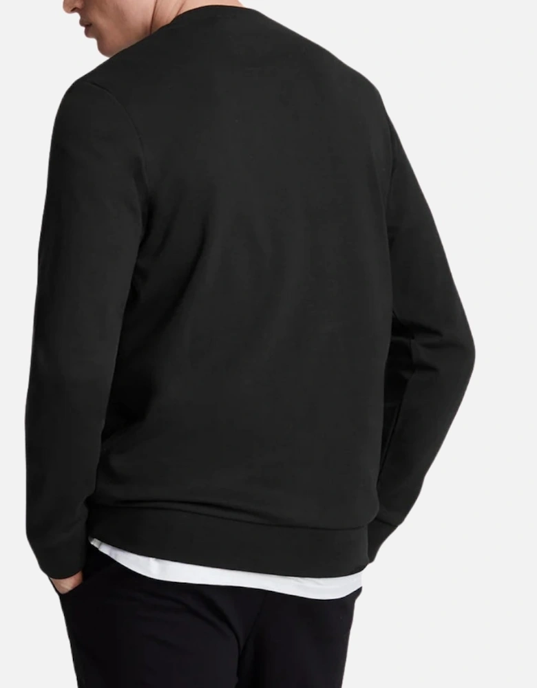 Lyle & Scott Interlock Jet Black Pull-over Sweatshirt