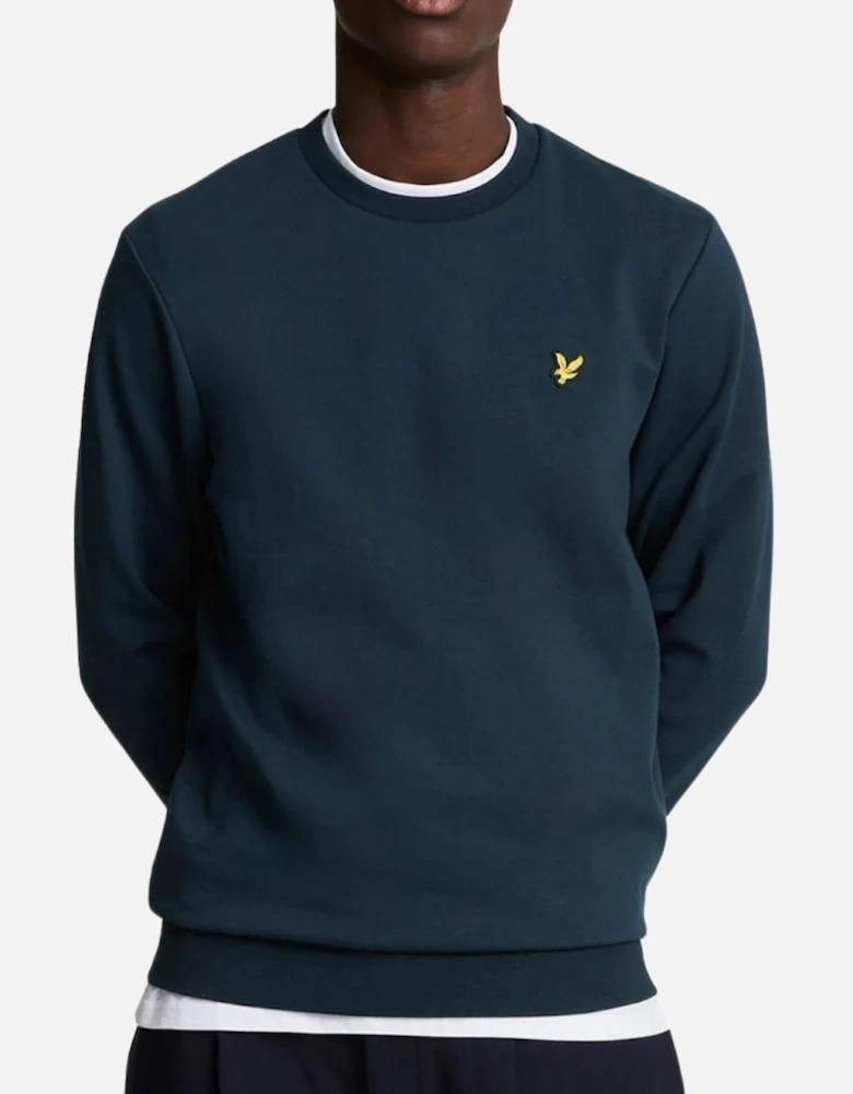 Lyle & Scott Interlock Dark Navy Pull-over Sweatshirt