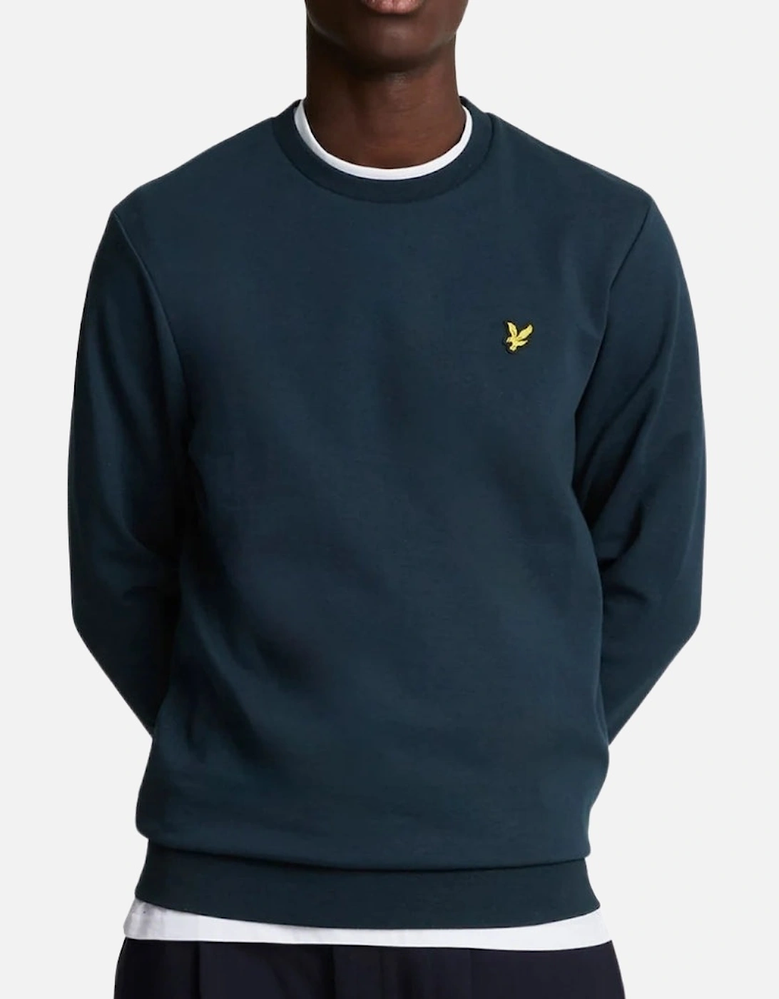 Lyle & Scott Interlock Dark Navy Pull-over Sweatshirt