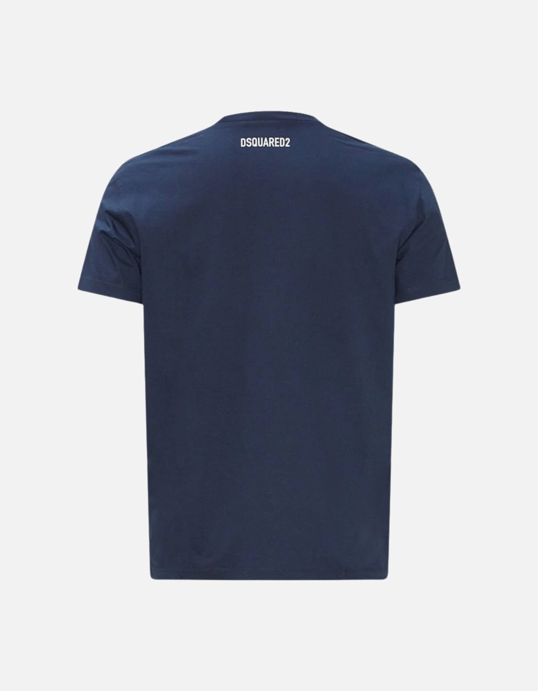 Cool Print Logo Navy Blue T-Shirt