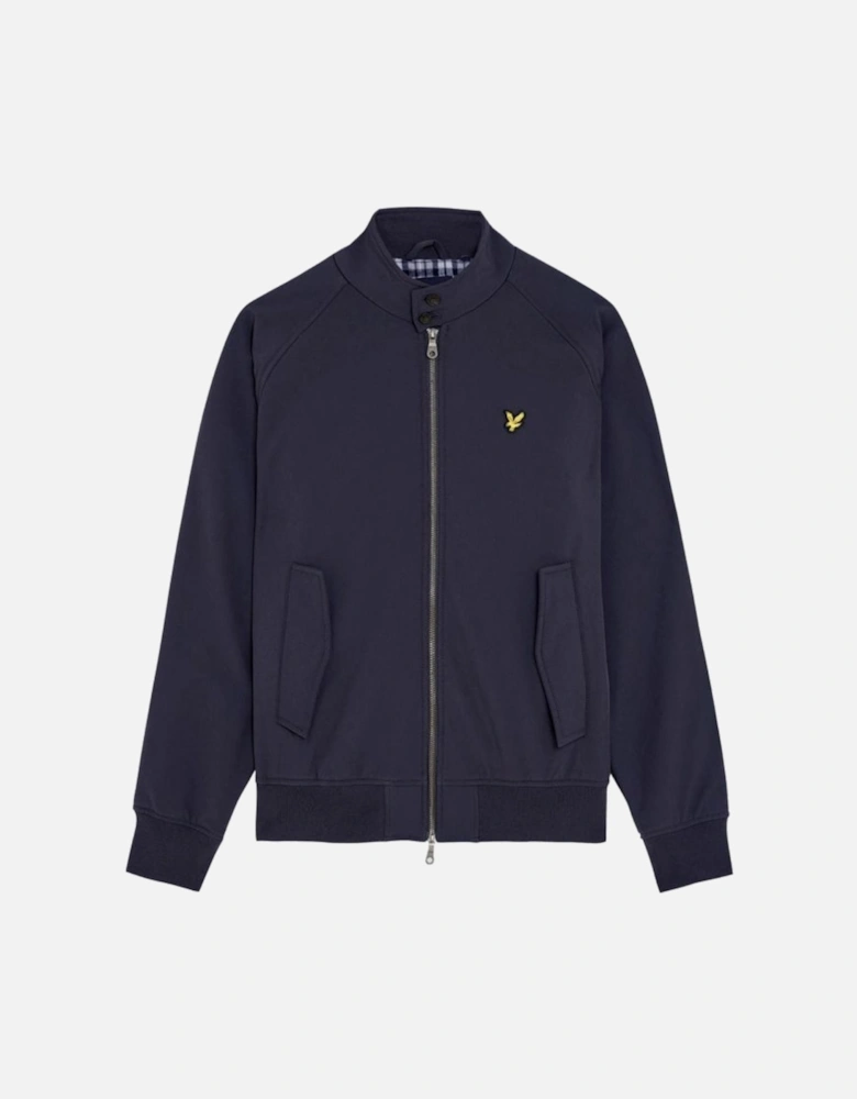 Lyle & Scott Branded Emblem Dark Navy Soft Shell Jacket