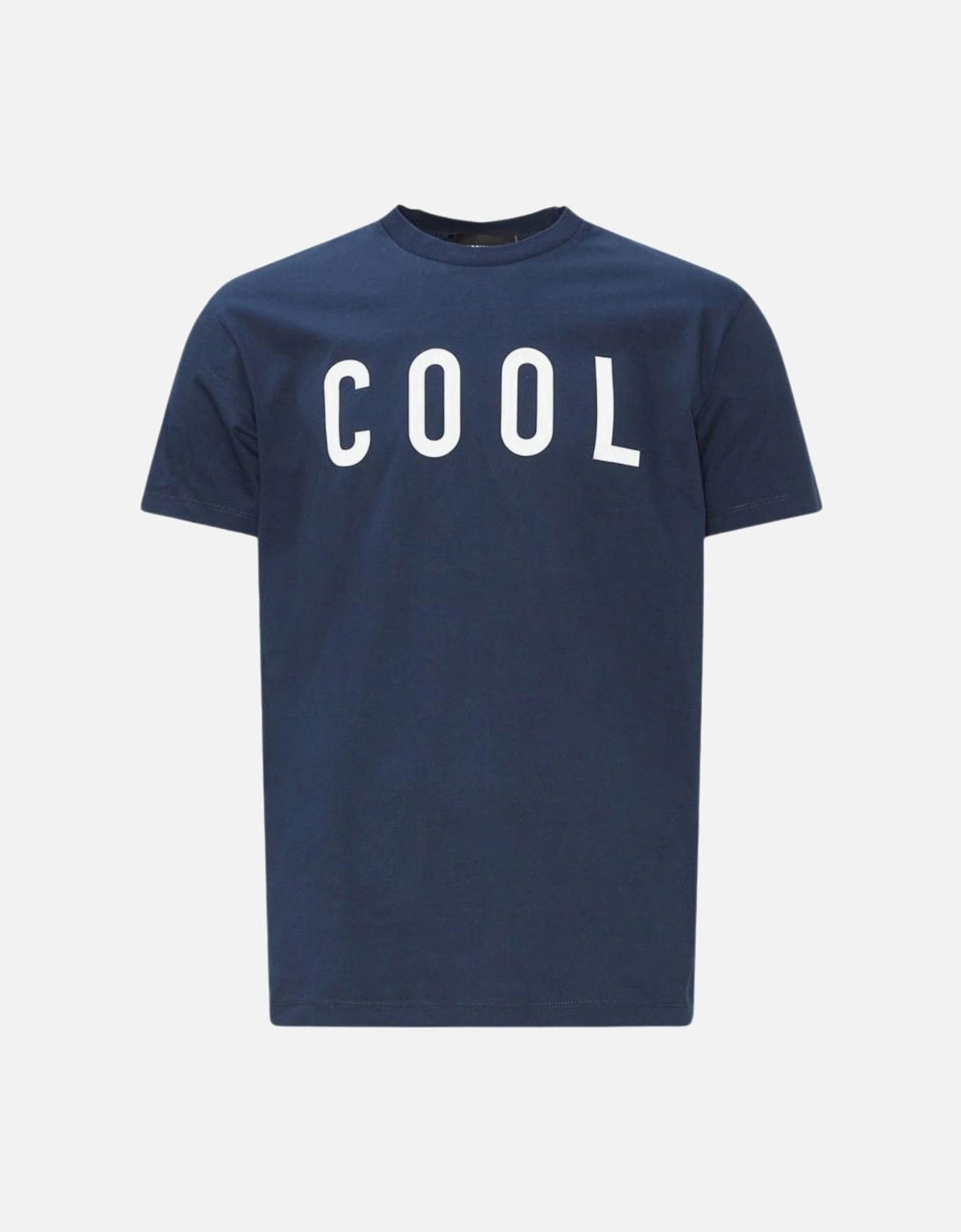 Cool Print Logo Navy Blue T-Shirt, 3 of 2