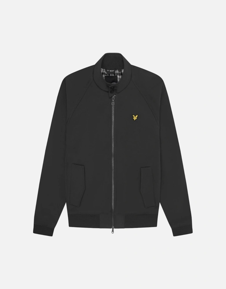 Lyle & Scott Branded Emblem Gunmetal Grey Soft Shell Jacket